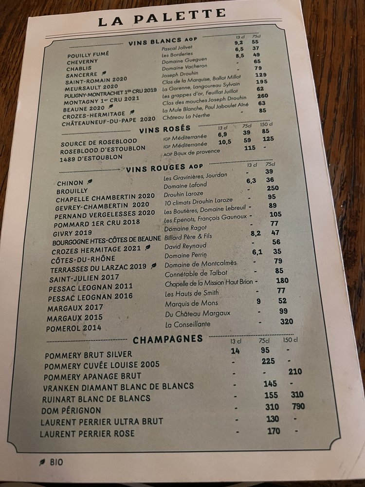 La Palette Menu - Image 4